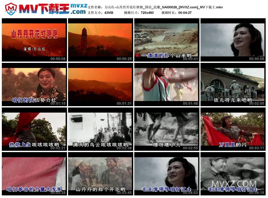 万山红-山丹丹开花红艳艳_国语_民歌_NAI00028